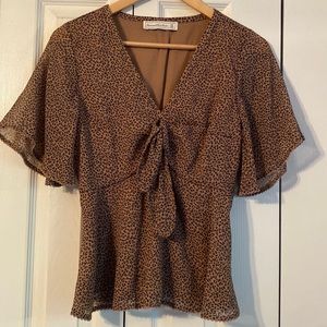 Abercrombie flowy shirt size medium. Worn once